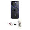 MARSİLYAN™- iPhone 11 Kılıf Yadigar Klasik Özel Seri - Siyah Bilvis 3D Cam Ekran Koruyucu + Pers Alüminyum Kamera Lens - KI