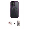 MARSİLYAN™- iPhone 11 Kılıf Yadigar Klasik Özel Seri - Siyah Bilvis 3D Cam Ekran Koruyucu + Pers Alüminyum Kamera Lens - KI