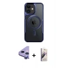 MARSİLYAN™- iPhone 11 Kılıf Yadigar Klasik Özel Seri - Siyah Bilvis 3D Mat Cam Ekran Koruyucu + Raze Metal Kamera Lens - MR