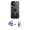 MARSİLYAN™- iPhone 11 Kılıf Yadigar Klasik Özel Seri - Siyah Bilvis 3D Mat Cam Ekran Koruyucu + Raze Metal Kamera Lens - MR