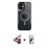 MARSİLYAN™- iPhone 11 Kılıf Yadigar Klasik Özel Seri - Siyah Bilvis 3D Mat Cam Ekran Koruyucu + Raze Metal Kamera Lens - SH