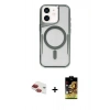 MARSİLYAN™- iPhone 11 Kılıf Yadigar Klasik Özel Seri - Siyah Buffer Cam Ekran Koruyucu + Pers Alüminyum Kamera Lens - KI