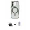 MARSİLYAN™- iPhone 11 Kılıf Yadigar Klasik Özel Seri - Siyah Joko Magic 5D Cam + Kamera Lens Koruma Cam - SF