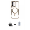 MARSİLYAN™- iPhone 11 Kılıf Yadigar Klasik Özel Seri - Siyah Joko Magic 5D Cam + Kamera Lens Koruma Cam - SF
