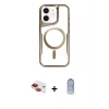 MARSİLYAN™- iPhone 11 Kılıf Yadigar Klasik Özel Seri - Siyah Joko Magic 5D Cam + Pers Alüminyum Kamera Lens - KI