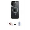 MARSİLYAN™- iPhone 11 Kılıf Yadigar Klasik Özel Seri - Siyah Joko Magic 5D Cam + Pers Alüminyum Kamera Lens - KI