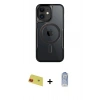 MARSİLYAN™- iPhone 11 Kılıf Yadigar Klasik Özel Seri - Siyah Joko Magic 5D Cam + Rainbow Kamera Lens Koruma Cam - KI