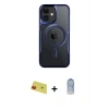 MARSİLYAN™- iPhone 11 Kılıf Yadigar Klasik Özel Seri - Siyah Joko Magic 5D Cam + Rainbow Kamera Lens Koruma Cam - KI