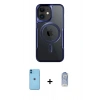 MARSİLYAN™- iPhone 11 Kılıf Yadigar Klasik Özel Seri - Siyah Joko Magic 5D Cam + Neon Fosforlu Kamera Lens - MI
