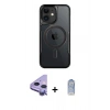 MARSİLYAN™- iPhone 11 Kılıf Yadigar Klasik Özel Seri - Siyah Joko Magic 5D Cam + Raze Metal Kamera Lens - MR