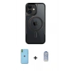 MARSİLYAN™- iPhone 11 Kılıf Yadigar Klasik Özel Seri - Siyah Joko Magic 5D Cam + Neon Fosforlu Kamera Lens - YL