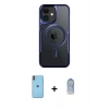 MARSİLYAN™- iPhone 11 Kılıf Yadigar Klasik Özel Seri - Siyah Joko Magic 5D Cam + Neon Fosforlu Kamera Lens - TU