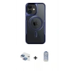 MARSİLYAN™- iPhone 11 Kılıf Yadigar Klasik Özel Seri - Siyah Joko Magic 5D Cam + Pers Alüminyum Kamera Lens - GI