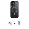 MARSİLYAN™- iPhone 11 Kılıf Yadigar Klasik Özel Seri - Siyah Joko Magic 5D Cam + Pers Alüminyum Kamera Lens - LT
