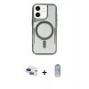 MARSİLYAN™- iPhone 11 Kılıf Yadigar Klasik Özel Seri - Siyah Joko Magic 5D Cam + Pers Alüminyum Kamera Lens - LT