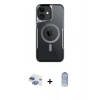 MARSİLYAN™- iPhone 11 Kılıf Yadigar Klasik Özel Seri - Siyah Joko Magic 5D Cam + Pers Alüminyum Kamera Lens - GI