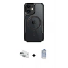 MARSİLYAN™- iPhone 11 Kılıf Yadigar Klasik Özel Seri - Siyah Joko Magic 5D Cam + Pers Alüminyum Kamera Lens - YL