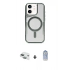 MARSİLYAN™- iPhone 11 Kılıf Yadigar Klasik Özel Seri - Siyah Joko Magic 5D Cam + Pers Alüminyum Kamera Lens - YL