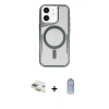 MARSİLYAN™- iPhone 11 Kılıf Yadigar Klasik Özel Seri - Siyah Joko Magic 5D Cam + Pers Alüminyum Kamera Lens - GD