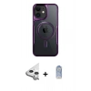 MARSİLYAN™- iPhone 11 Kılıf Yadigar Klasik Özel Seri - Siyah Joko Magic 5D Cam + Raze Metal Kamera Lens - GS