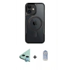 MARSİLYAN™- iPhone 11 Kılıf Yadigar Klasik Özel Seri - Siyah Joko Magic 5D Cam + Raze Metal Kamera Lens - MI