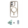 MARSİLYAN™- iPhone 11 Kılıf Yadigar Klasik Özel Seri - Siyah Joko Magic 5D Cam + Raze Metal Kamera Lens - MI