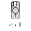 MARSİLYAN™- iPhone 11 Kılıf Yadigar Klasik Özel Seri - Siyah Joko Magic 5D Cam + Renkli Kamera Lens Koruma Cam - PE