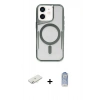 MARSİLYAN™- iPhone 11 Kılıf Yadigar Klasik Özel Seri - Siyah Joko Magic 5D Cam + Sarı Renkli Kamera Lens Koruma Cam