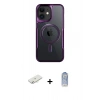MARSİLYAN™- iPhone 11 Kılıf Yadigar Klasik Özel Seri - Siyah Joko Magic 5D Cam + Sarı Renkli Kamera Lens Koruma Cam