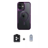 MARSİLYAN™- iPhone 11 Kılıf Yadigar Klasik Özel Seri - Siyah Joko Magic 5D Cam + PVD Metal Kamera Lens - SH
