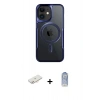 MARSİLYAN™- iPhone 11 Kılıf Yadigar Klasik Özel Seri - Siyah Joko Magic 5D Cam + Renkli Kamera Lens Koruma Cam - YL