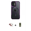 MARSİLYAN™- iPhone 11 Kılıf Yadigar Klasik Özel Seri - Siyah Joko Magic 5D Hayalet Cam + Pers Alüminyum Kamera Lens - KI