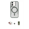 MARSİLYAN™- iPhone 11 Kılıf Yadigar Klasik Özel Seri - Siyah Joko Magic 5D Hayalet Cam + Pers Alüminyum Kamera Lens - KI