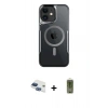 MARSİLYAN™- iPhone 11 Kılıf Yadigar Klasik Özel Seri - Siyah Joko Magic 5D Hayalet Cam + Pers Alüminyum Kamera Lens - LT
