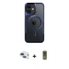 MARSİLYAN™- iPhone 11 Kılıf Yadigar Klasik Özel Seri - Siyah Joko Magic 5D Hayalet Cam + Pers Alüminyum Kamera Lens - LT