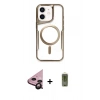 MARSİLYAN™- iPhone 11 Kılıf Yadigar Klasik Özel Seri - Siyah Joko Magic 5D Hayalet Cam + Raze Metal Kamera Lens - SH