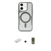 MARSİLYAN™- iPhone 11 Kılıf Yadigar Klasik Özel Seri - Siyah Joko Magic 5D Hayalet Cam + Renkli Kamera Lens Koruma Cam - SI