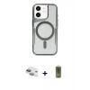MARSİLYAN™- iPhone 11 Kılıf Yadigar Klasik Özel Seri - Siyah Joko Magic 5D Hayalet Cam + Pers Alüminyum Kamera Lens - YL