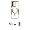 MARSİLYAN™- iPhone 11 Kılıf Yadigar Klasik Özel Seri - Siyah Joko Magic 5D Hayalet Cam + Pers Alüminyum Kamera Lens - YL