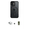MARSİLYAN™- iPhone 11 Kılıf Yadigar Klasik Özel Seri - Siyah Joko Magic 5D Hayalet Cam + Pers Alüminyum Kamera Lens - YL
