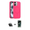 MARSİLYAN™- iPhone 11 Kılıf Yankı Form Serisi - Şeffaf 360 Full Body Arka Koruyucu + Kamera Lens Koruma Cam - SF