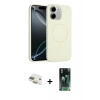 MARSİLYAN™- iPhone 11 Kılıf Yankı Form Serisi - Şeffaf 360 Full Body Arka Koruyucu + Pers Alüminyum Kamera Lens - GD