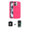 MARSİLYAN™- iPhone 11 Kılıf Yankı Form Serisi - Şeffaf 360 Full Body Arka Koruyucu + PVD Metal Kamera Lens - TU