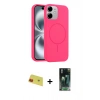 MARSİLYAN™- iPhone 11 Kılıf Yankı Form Serisi - Şeffaf 360 Full Body Arka Koruyucu + Rainbow Kamera Lens Koruma Cam - KI