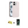 MARSİLYAN™- iPhone 11 Kılıf Yankı Form Serisi - Şeffaf 360 Full Body Arka Koruyucu + Rainbow Kamera Lens Koruma Cam - KI