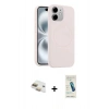 MARSİLYAN™- iPhone 11 Kılıf Yankı Form Serisi - Şeffaf Pasifik Cam Ekran Koruyucu + Pers Alüminyum Kamera Lens - GD