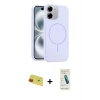 MARSİLYAN™- iPhone 11 Kılıf Yankı Form Serisi - Şeffaf Pasifik Cam Ekran Koruyucu + Rainbow Kamera Lens Koruma Cam - KI