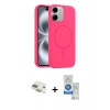 MARSİLYAN™- iPhone 11 Kılıf Yankı Form Serisi - Şeffaf Royal Nano Ekran Koruyucu + Pers Alüminyum Kamera Lens - GD