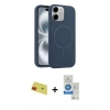 MARSİLYAN™- iPhone 11 Kılıf Yankı Form Serisi - Şeffaf Royal Nano Ekran Koruyucu + Rainbow Kamera Lens Koruma Cam - KI