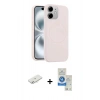 MARSİLYAN™- iPhone 11 Kılıf Yankı Form Serisi - Şeffaf Royal Nano Ekran Koruyucu + Renkli Kamera Lens Koruma Cam - SI